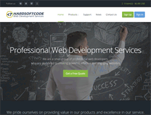 Tablet Screenshot of hardsoftcode.com